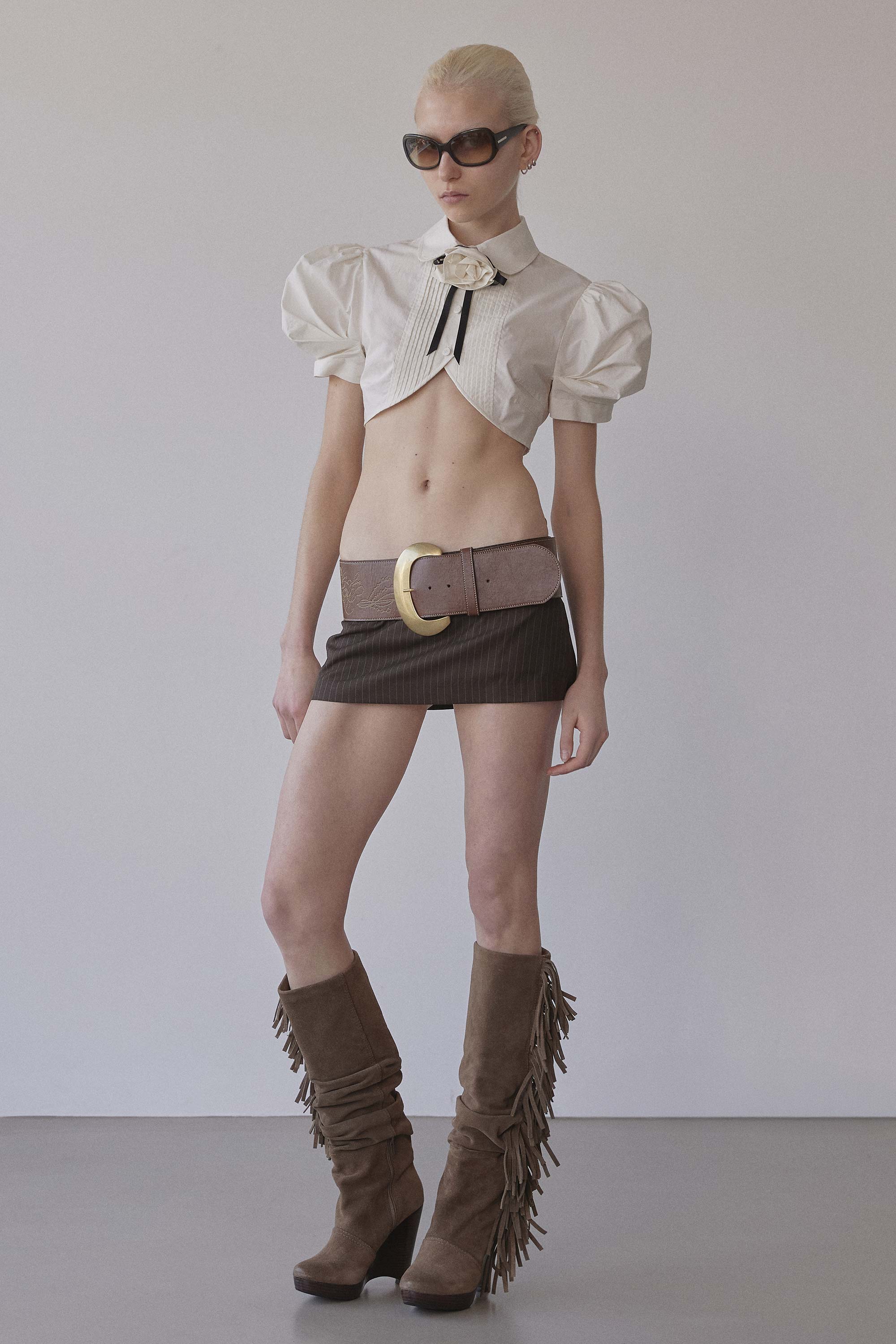 Rosetta Baby Shirt Ivory